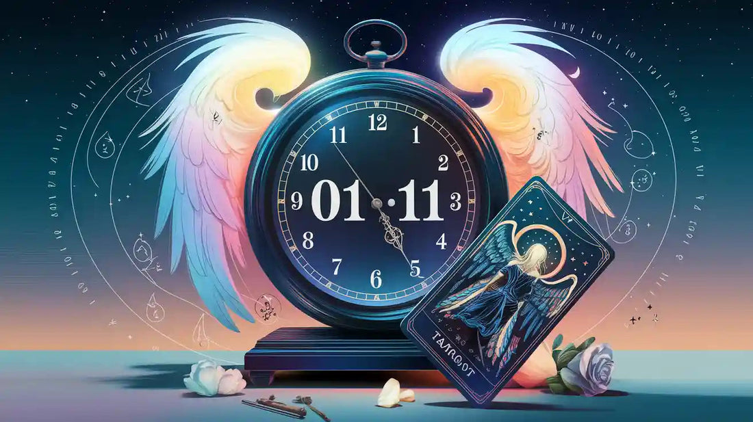 L’heure miroir 01h11 : sa signification, son interprétation, sa numérologie, son ange et son arcane du tarot de Marseille de correspondance.