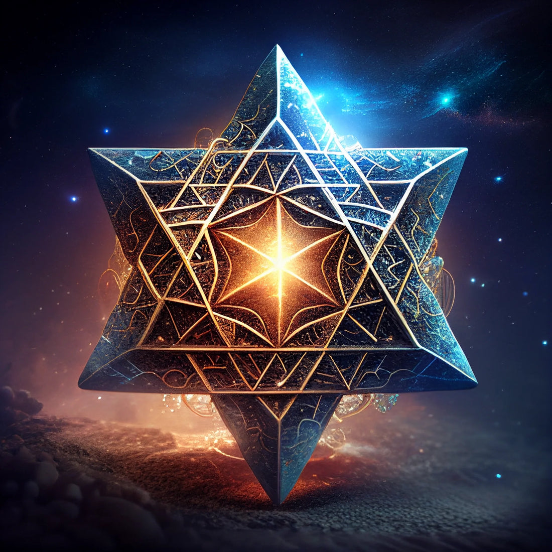 La Merkaba, son origine, sa représentation, ses significations, ses symboles en géométrie sacrée et ses bienfaits
