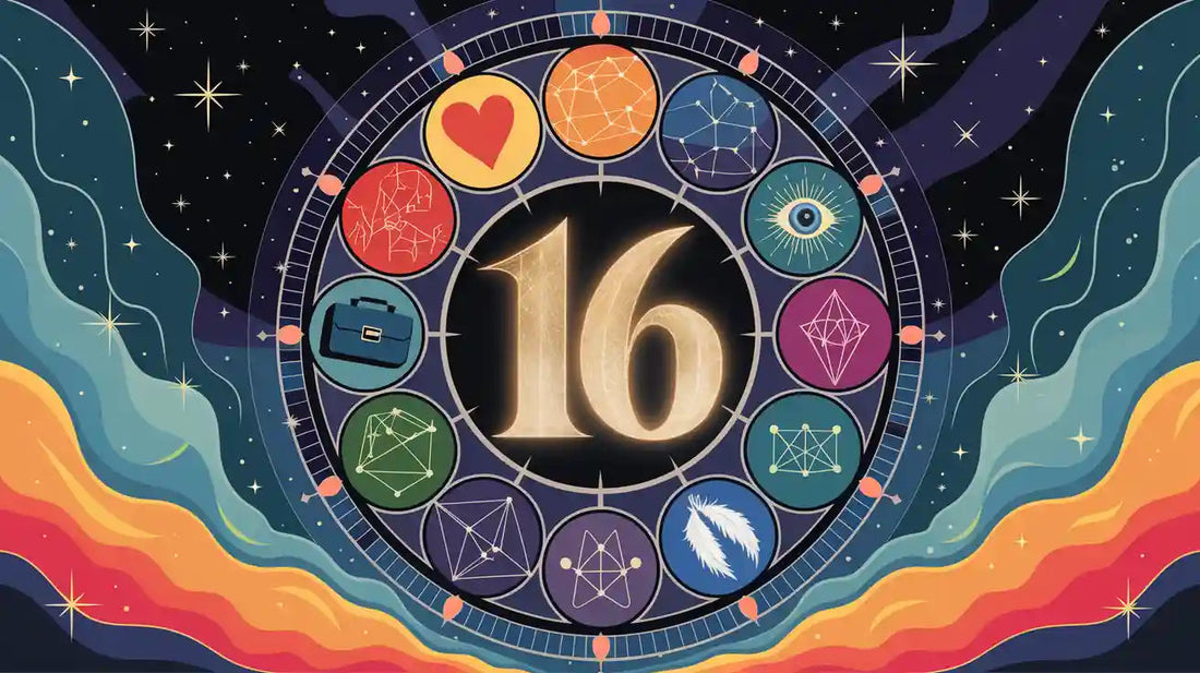 Le Chiffre 16 en Numérologie : sa signification en amour, au travail, en astrologie, en ésotérisme, en mathématique, ses symboles et son message angélique ! On vous dit tout…