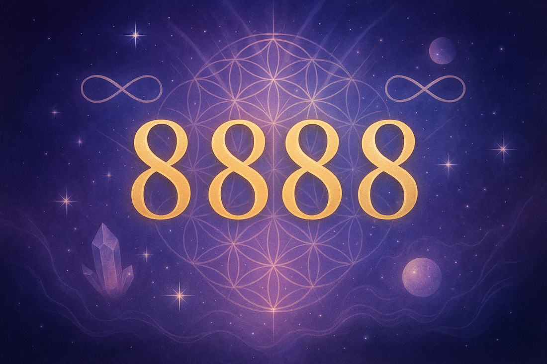 Le Chiffre 8888 en Numérologie : sa signification en amour, au travail, en astrologie, en ésotérisme, en mathématique, ses symboles et son message angélique ! On vous dit tout…