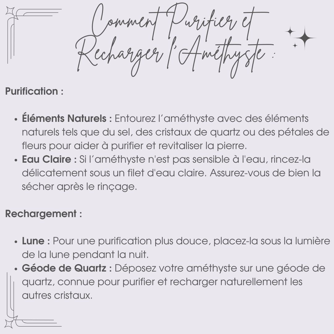 Druse Cœur Améthyste