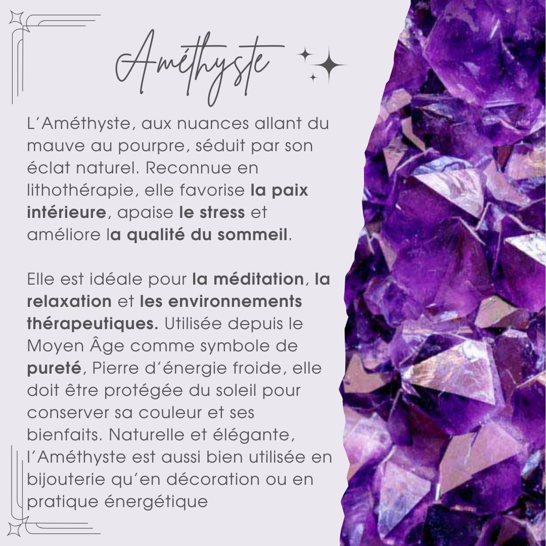 Druse Cœur Améthyste