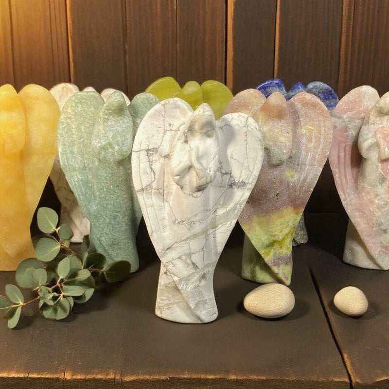 Anges en Pierre Naturelle