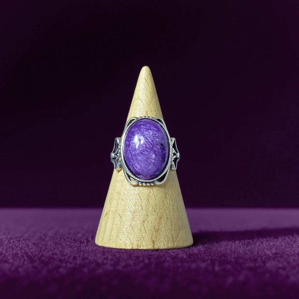 Bague en Charoïte Argent S925 #3