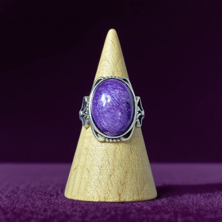 Bague en Charoïte Argent S925  #3