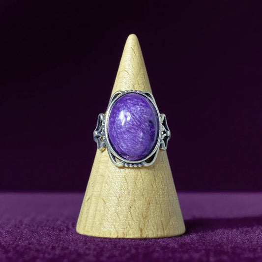 Bague en Charoïte Argent S925  #3