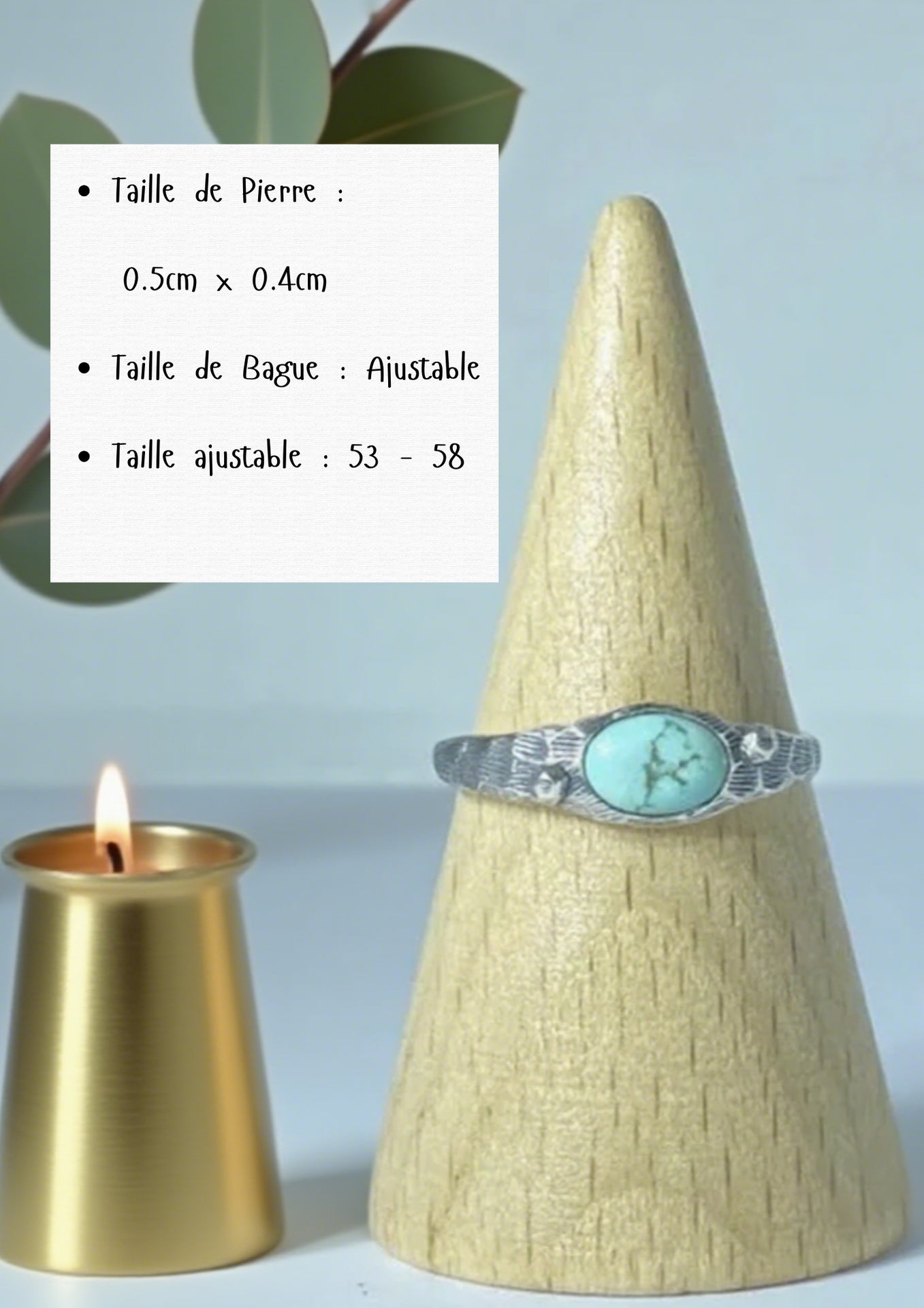 Bague en Turquoise Argent S925 #3