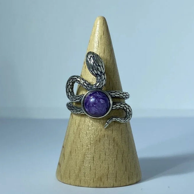 Bague en Charoïte Argent S925  #4