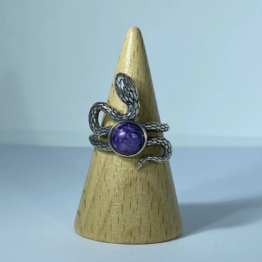 Bague en Charoïte Argent S925  #4