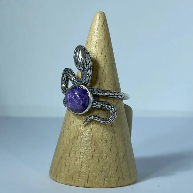 Bague en Charoïte Argent S925  #4