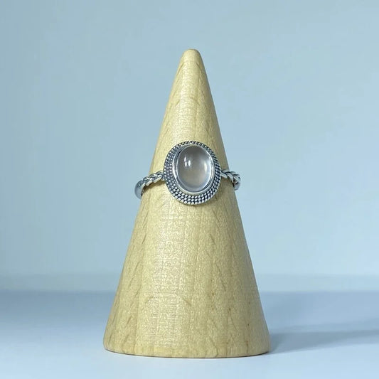 Bague en Cristal de Roche Argent S925 #1