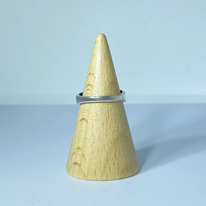 Bague en Opale Noire Argent S925 #1