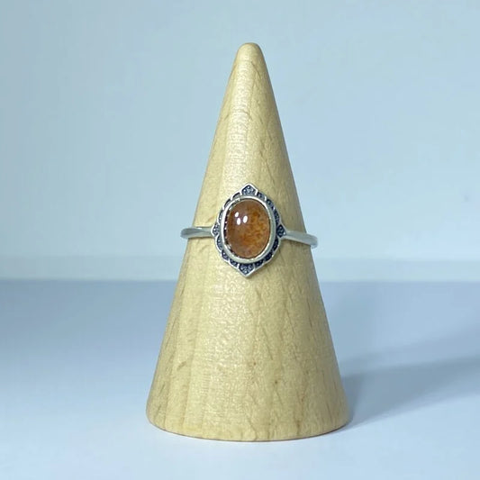 Bague en Quartz Fraise Argent S925 #1