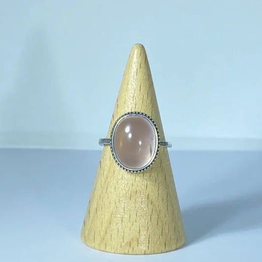 Bague en Quartz Rose Argent S925