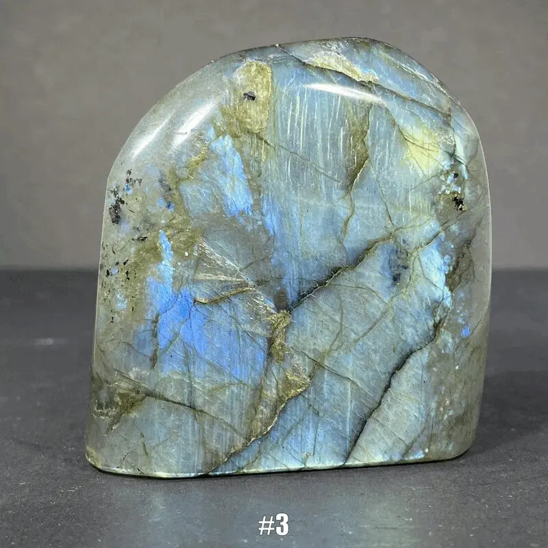 Bloc de Labradorite Poli (qualité supérieure)