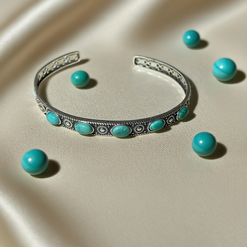 Bracelet en Turquoise Argent S925