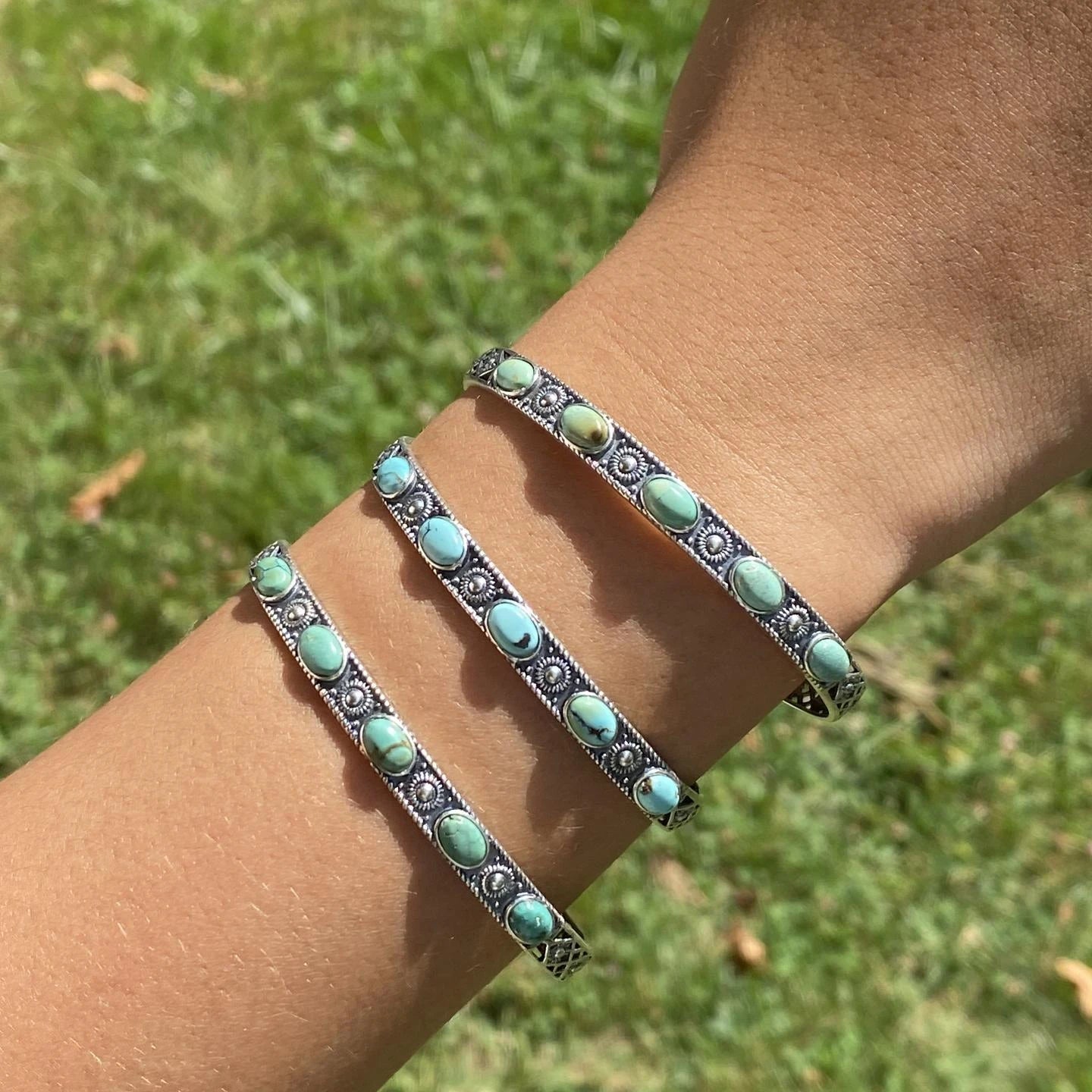 Bracelet en Turquoise Argent S925