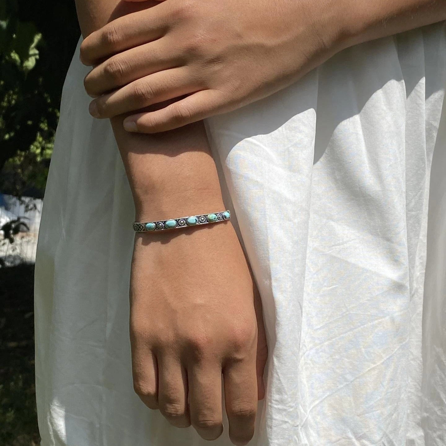 Bracelet en Turquoise Argent S925