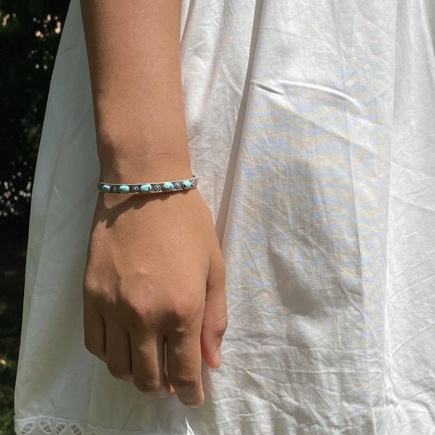 Bracelet en Turquoise Argent S925
