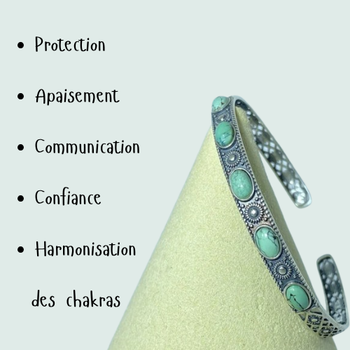 Bracelet en Turquoise Argent S925
