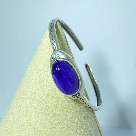 Bracelet en Charoïte Argent S925 #1