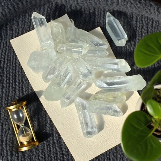 Pointe Cristal de Roche Percée (5 pièces)