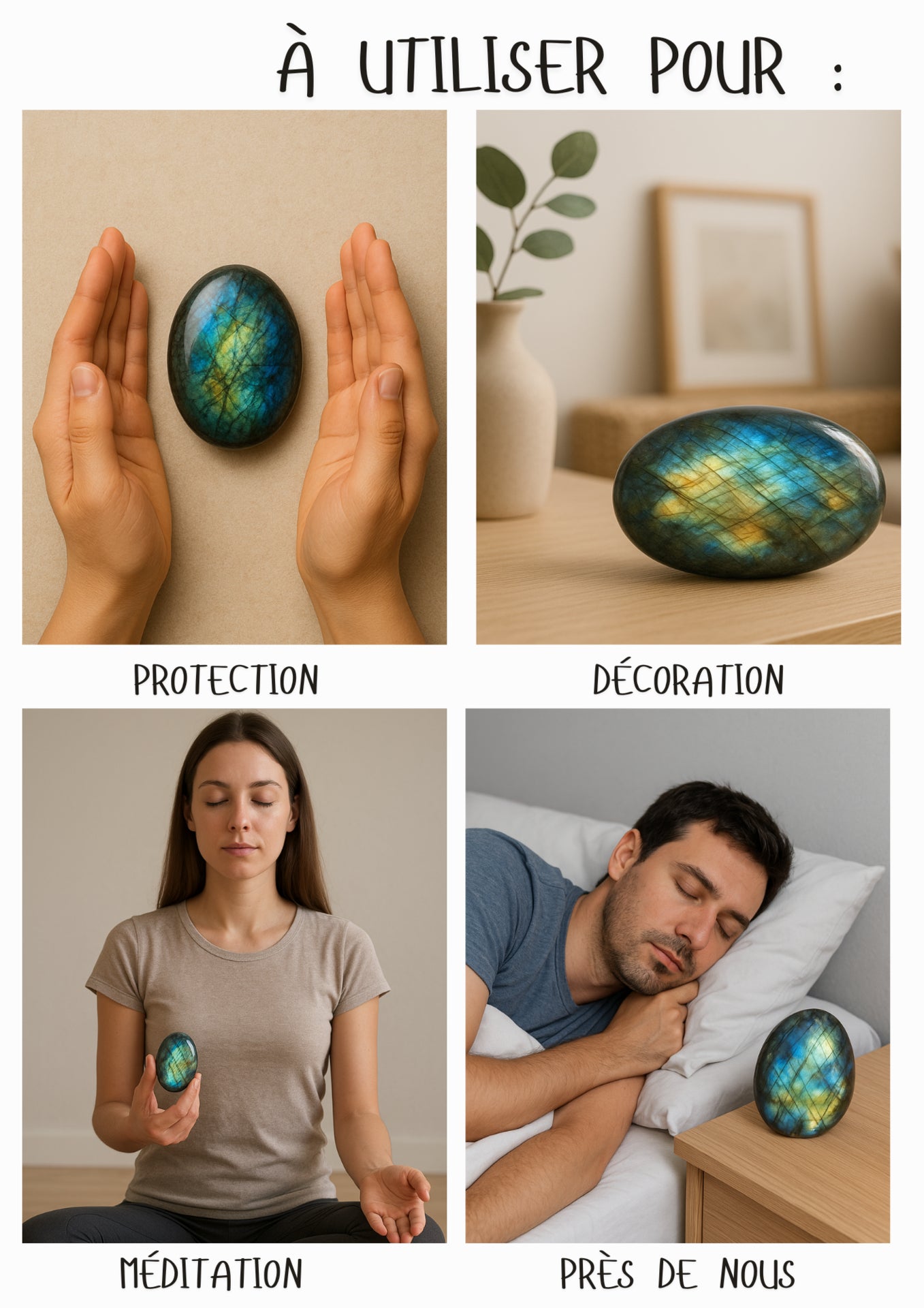 Galet Labradorite