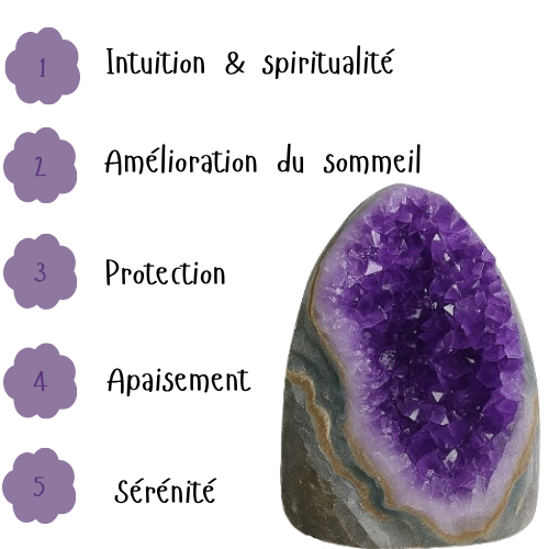 Géode Améthyste S (100-300gr)