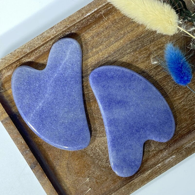 Gua Sha Aventurine Bleue