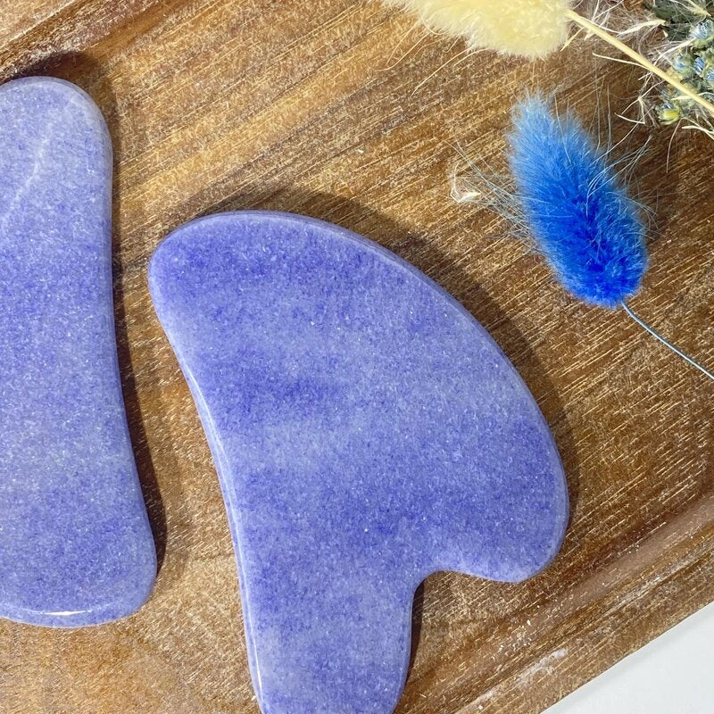 Gua Sha Aventurine Bleue