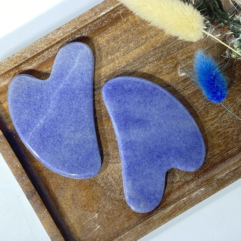 Gua Sha Aventurine Bleue