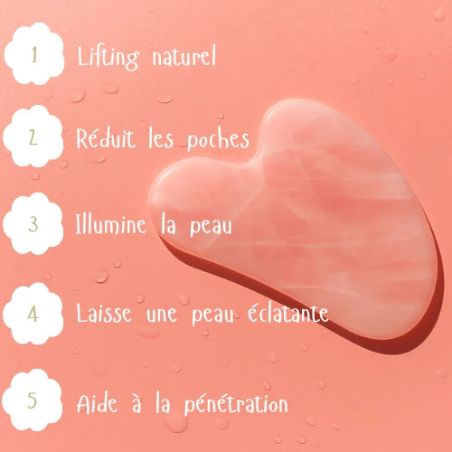 Gua Sha en Pierre Naturelle