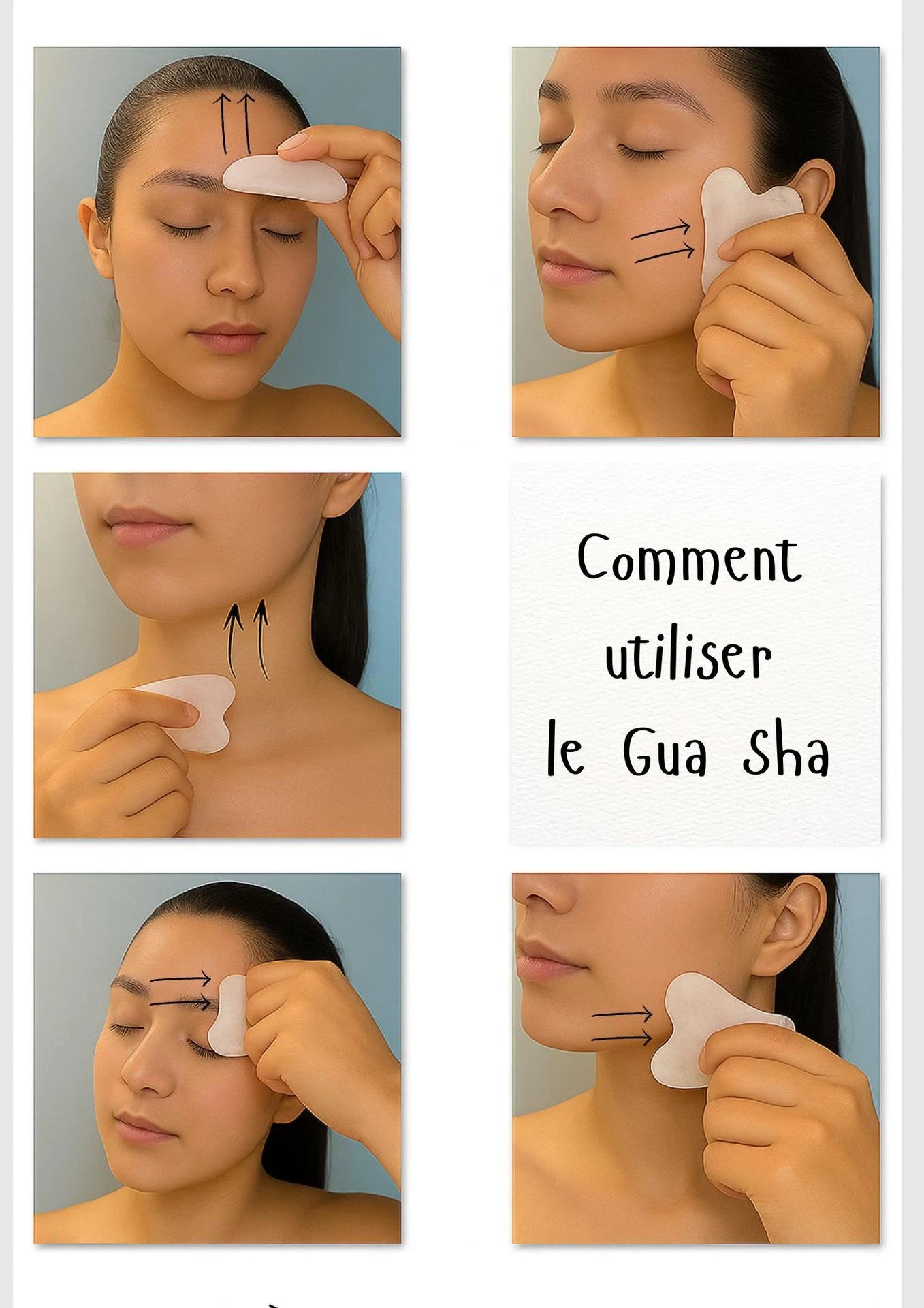 Gua Sha en Pierre Naturelle