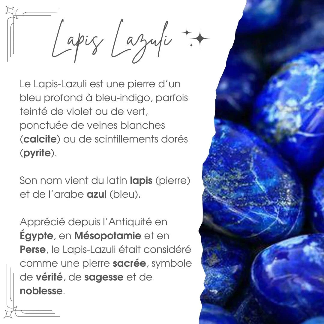 Boucle D'oreille Lapis Lazuli Argent S925 Plaqué Or