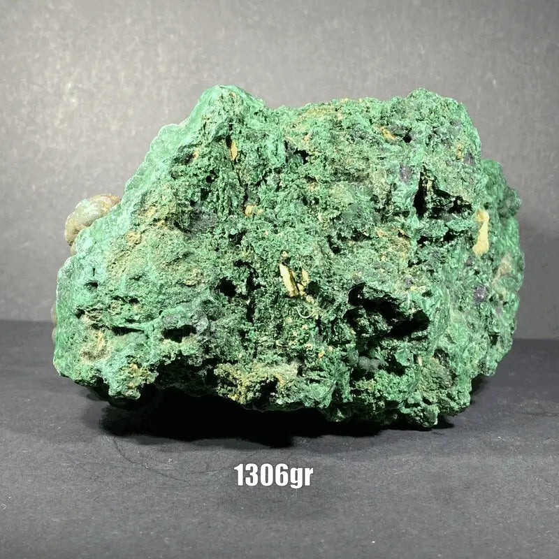 Malachite brute cristallisée mamelonné