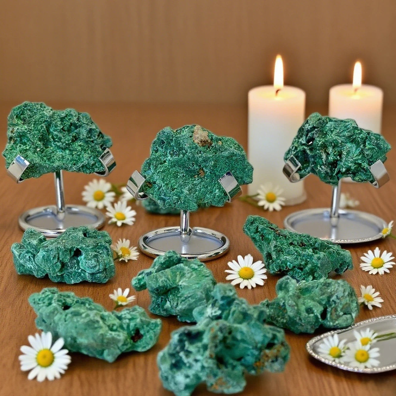 Malachite brute (qualité supérieure)