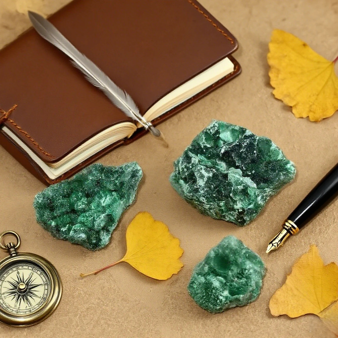 Malachite brute (qualité supérieure)