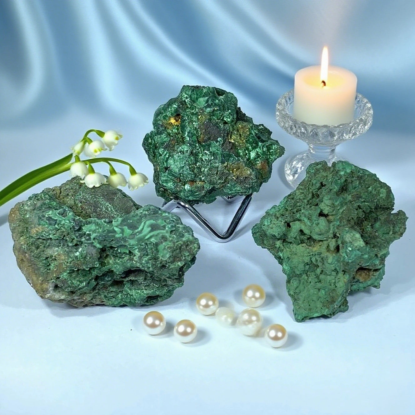 Malachite brute (qualité supérieure)