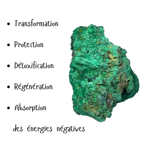 Malachite brute (qualité supérieure)