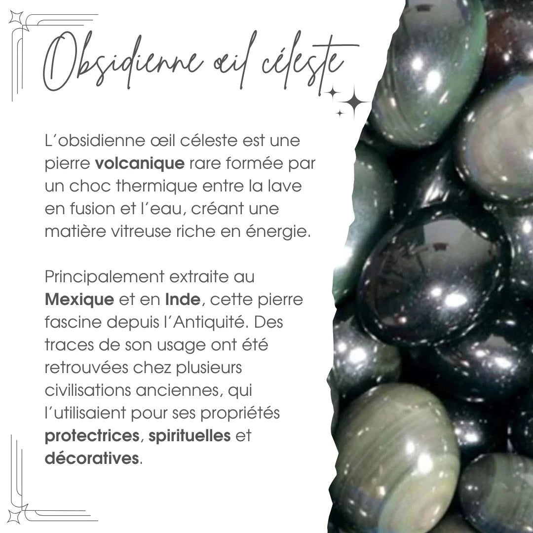 Sphère Obsidienne Œil Céleste (700gr / 710gr)