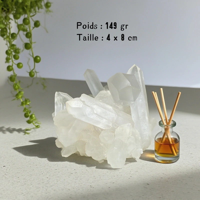 Petit Amas Cristal de Roche Brut