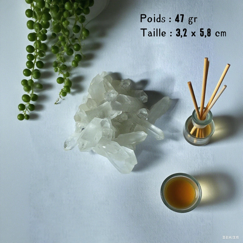 Petit Amas Cristal de Roche Brut