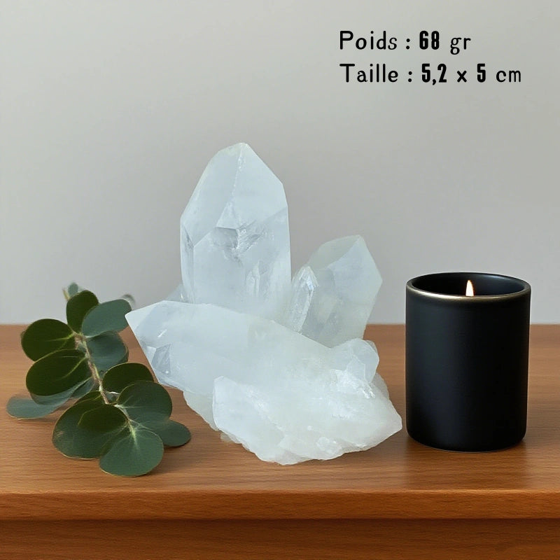 Petit Amas Cristal de Roche Brut