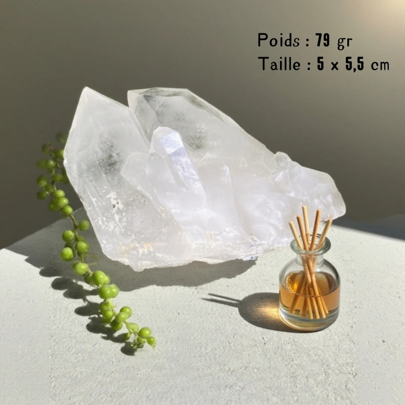 Petit Amas Cristal de Roche Brut