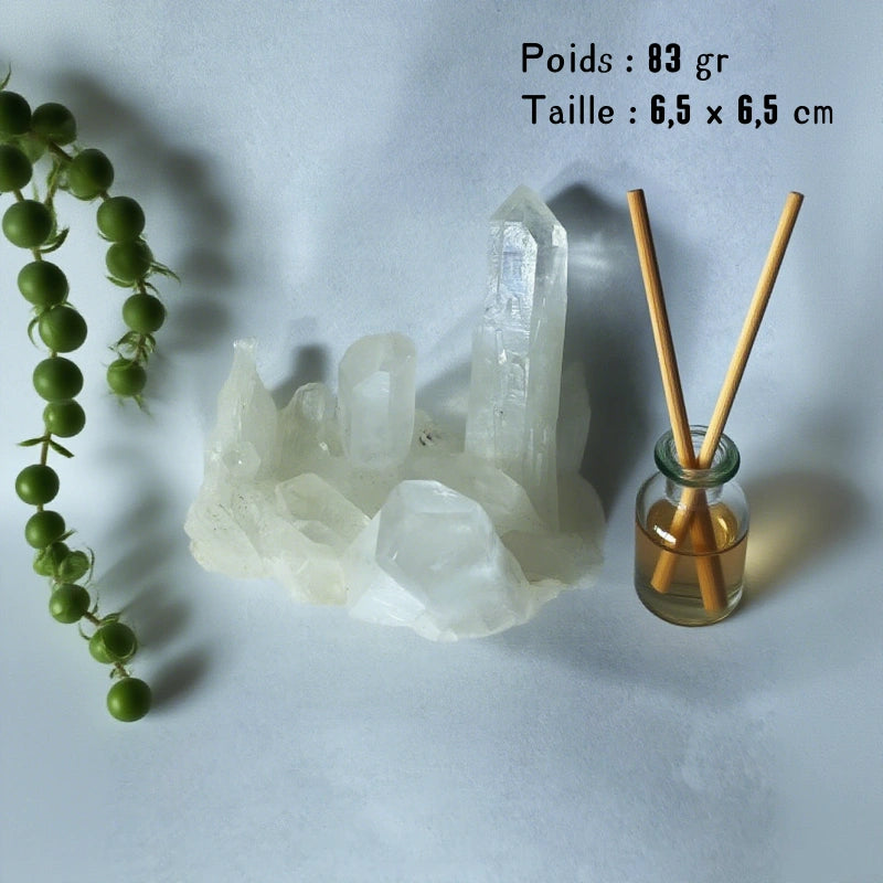 Petit Amas Cristal de Roche Brut