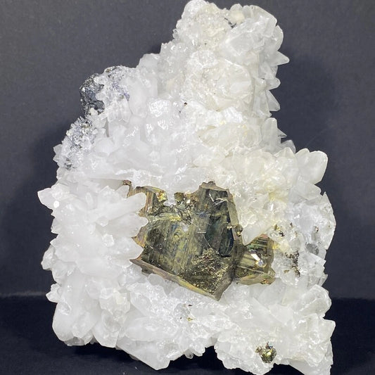Pyrite Quartz