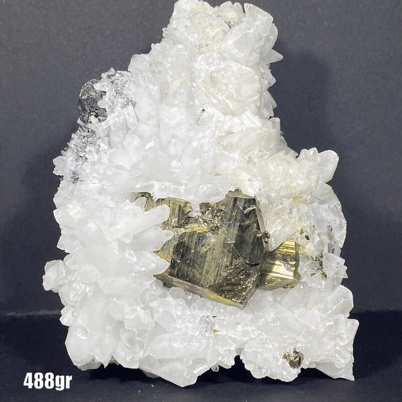 Pyrite Quartz