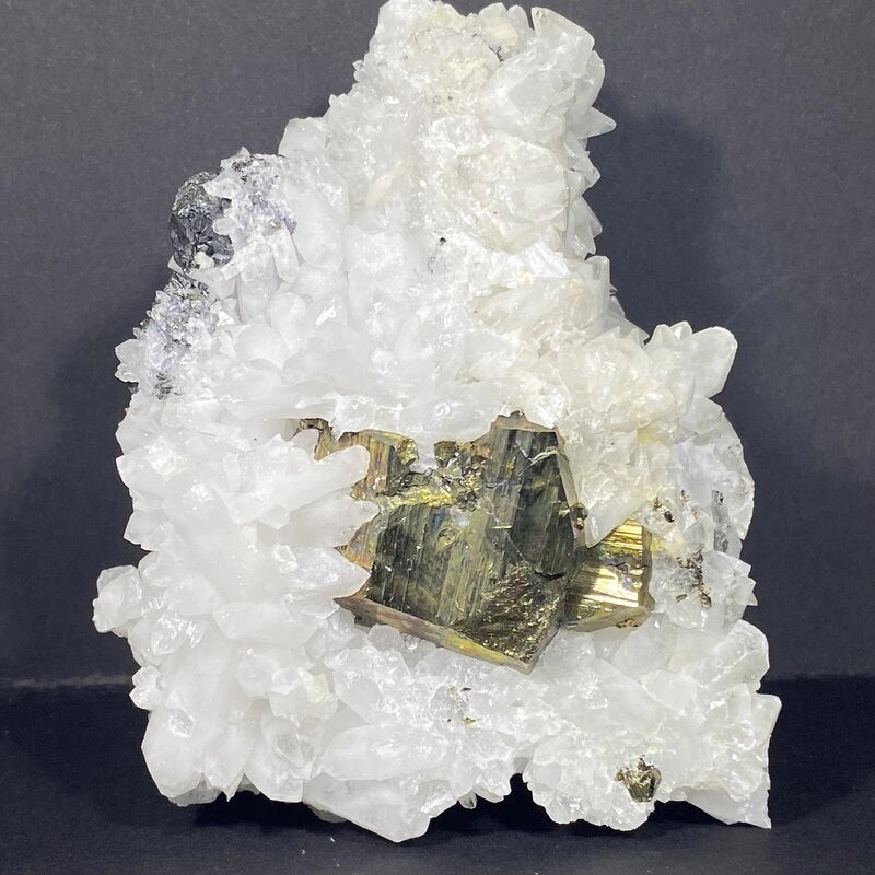 Pyrite Quartz