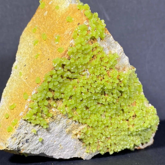 Pyromorphite Verte - Mine Gongchengxian, Guilin, Chine