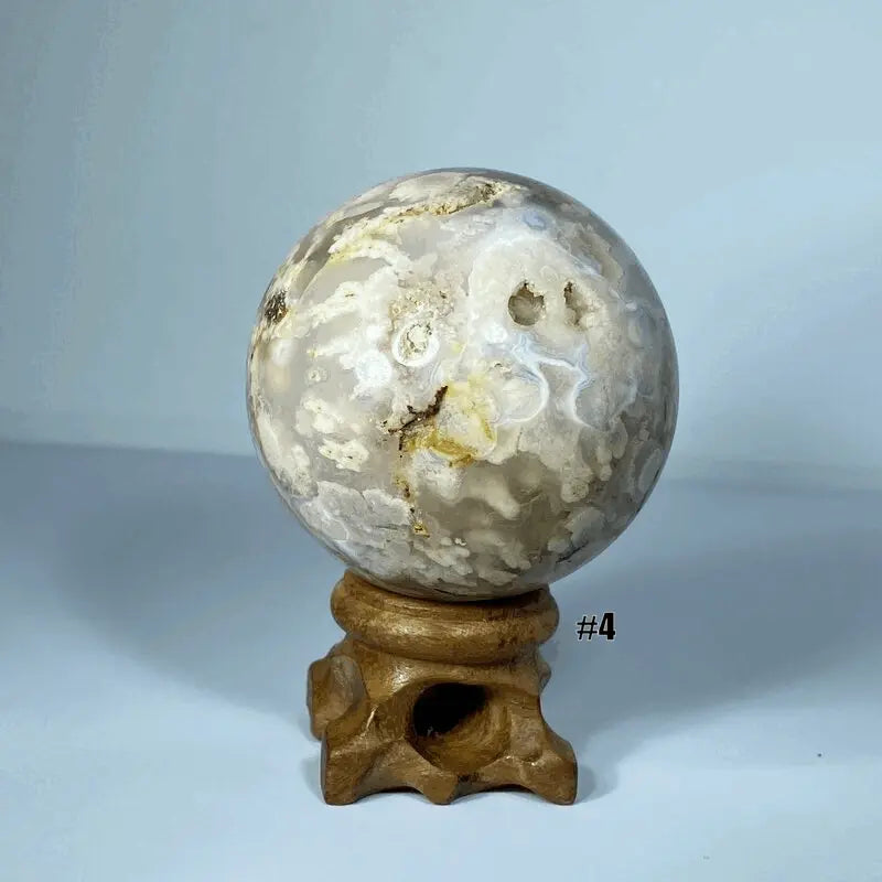 Sphère Agate Cerisier